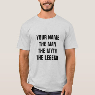COUTUME L'HOMME LE MYTHE LE T-SHIRT DE LÉGENDE