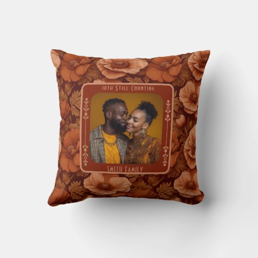 Coutume Mariage Réfléchi Lancer Oreiller Pour Femm (Verso)