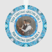 Coutume Noël étoile Hiver bleu Photo Grey (dos)