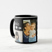 Coutume, noir, 4 tasses de photo (Devant gauche)