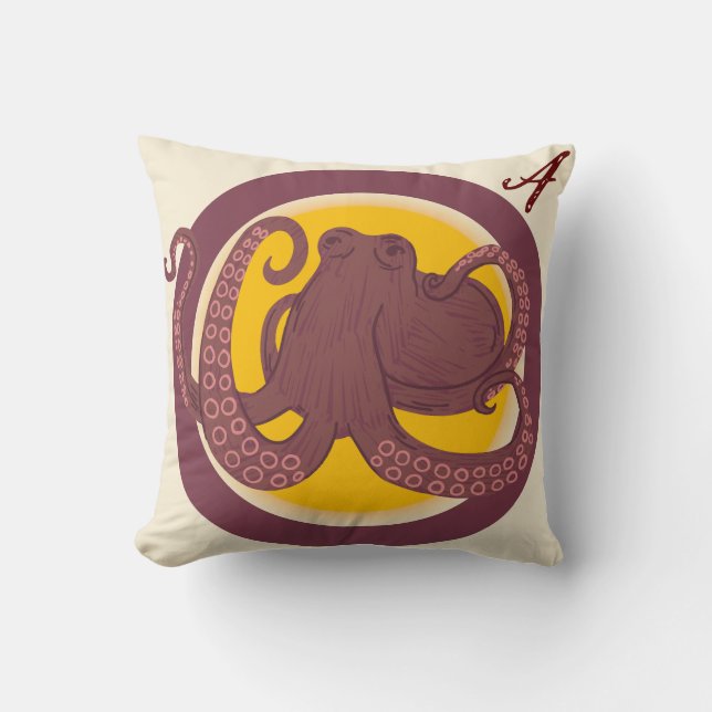 Coutume - Oreiller à lancer de pieuvre (Recto)