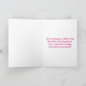 Coutume, photo, carte du jour de mère (Intérieur)