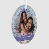 Coutume Premier Marié Snowflakes Ribon (devant)