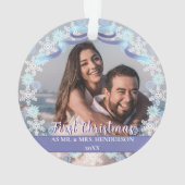 Coutume Premier Marié Snowflakes Ribon (dos)