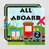 Coutume toute à bord des invitations de partie de (Devant / Derrière)