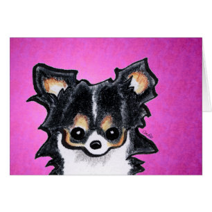 Coutume tricolore de long chiwawa de cheveux