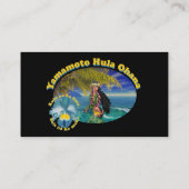 Coutume tropicale pour des cartes de visite de (Dos)