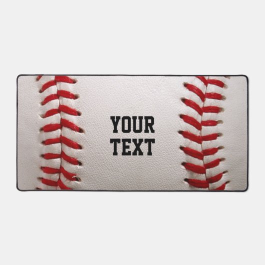 Couture Baseball Softball Texte Personnalisé (Recto)