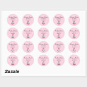 Couture Cakes Pink Boulangerie Stickers (Feuille)