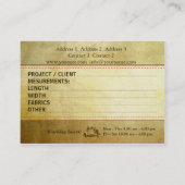 COUTURE - carte de visite (Dos)