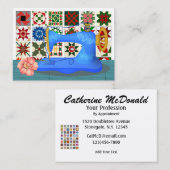 Couture / Couchettes / Carte de visite Seamstress  (Devant / Derrière)