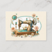 Couture, Crochet, Carte de visite de couchage (Devant)