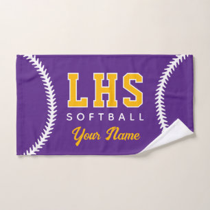 Couture de Softball Serviette de Sport Personnalis