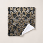 Couture dentelle beige foncé (Gant de toilette)