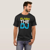 Couture d'InterKnit - clignotent le T-shirt du DJ (Devant entier)