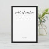 Couture élégante | Carte Fête des mariées (Debout devant)