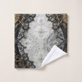 Couture en blanc élégante (Gant de toilette)