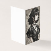 Couture gothique LBD Little Black Robe Blank (Outside)