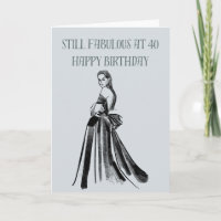 Couture Mode nog steeds Fabulous op 40, Verjaardag