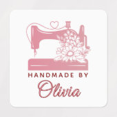 Couture personnalisée Étiquettes de vêtements (Design 1)