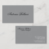 Couturier - cartes de visite (Devant / Derrière)