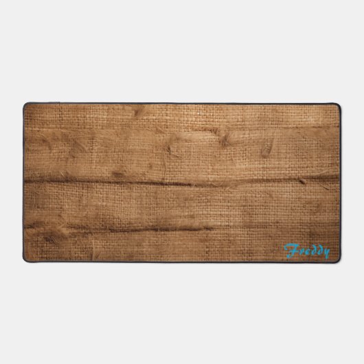 Couvercle Burlap Personnalisé Porte-Cartes (Recto)