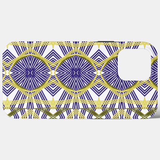 Couvercle coque iphone avec motifs géométriques (Verso (horizontal))