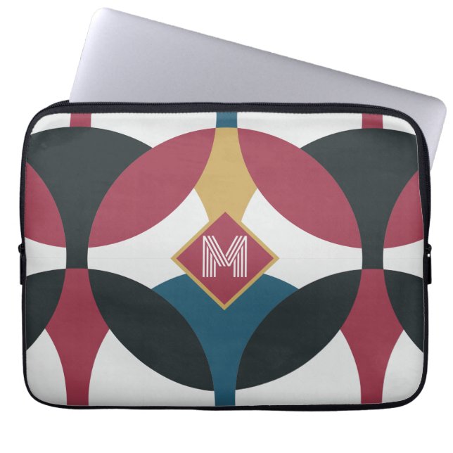 Couvercle de protection iPad demi-lune moderne (Devant)