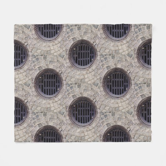 Couvercle de trou et couverture en toison pavée (Devant (Horizontal))