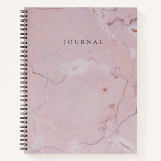 Couvercle en marbre rose moderne Journal monogramm