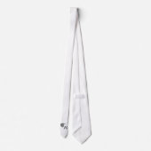 Couvercle Gris et année Cravate personnalisée (Dos)