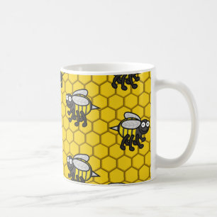 Couvert dans la tasse 2 d'abeilles
