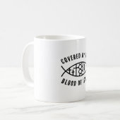 Couvert Par Le Sang De Jésus Mug (Devant gauche)