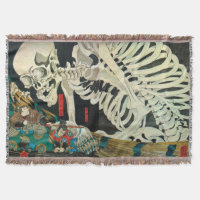 相馬の古内裏, squelette de 国芳 manoeuvré par la sorcière,