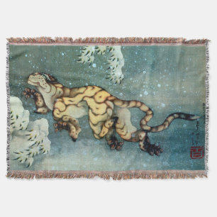Couverture 雪中虎図, tigre de 北斎 dans la neige, Hokusai, art