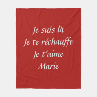 Couverture 100% personnalisée