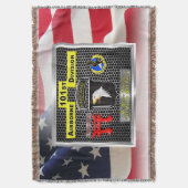 Couverture 101e division aéroportée Drapeau sur mesure (devant Vertical)