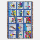 Couverture 15 Grille de Collage Bleu Foncé (devant Vertical)