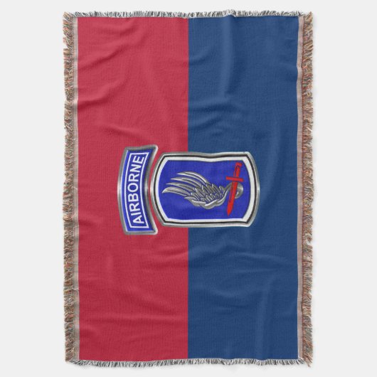 Couverture 173e brigade aéroportée Conception encadrée en arg (devant Vertical)