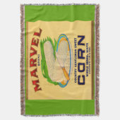 Couverture 1930 Marvel étiquette de maïs en conserve (devant Vertical)