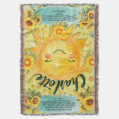 Couverture 1 Jean 1:7, Chrétienne Femmes Sunshine (devant Vertical)