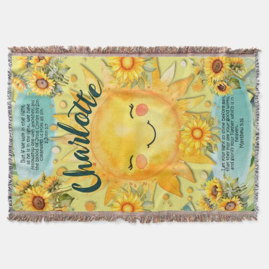 Couverture 1 Jean 1:7, Chrétienne Femmes Sunshine (Devant)
