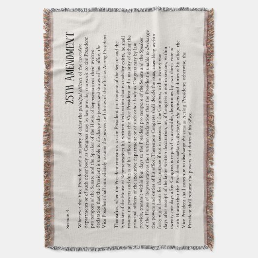 Couverture 25e amendement Suppression de la Constitution Impu (devant Vertical)