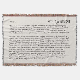 Couverture 25e amendement Suppression de la Constitution Impu