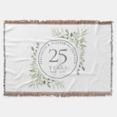 Couverture 25e anniversaire Mariage d'argent verdure (Devant)