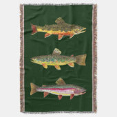 Couverture 3 truites pour pêcheurs de mouches et pêcheurs (devant Vertical)