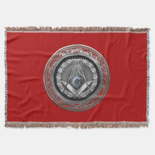 Couverture [500] Master Mason - Carré et Compas Argent (Devant)