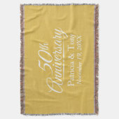 Couverture 50e anniversaire du Mariage Golden personnalisé (devant Vertical)