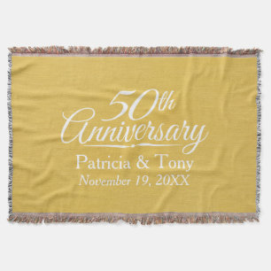 Couverture 50e anniversaire du Mariage Golden personnalisé