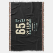 Couverture 65 ans d'être génial - 65e anniversaire (devant Vertical)